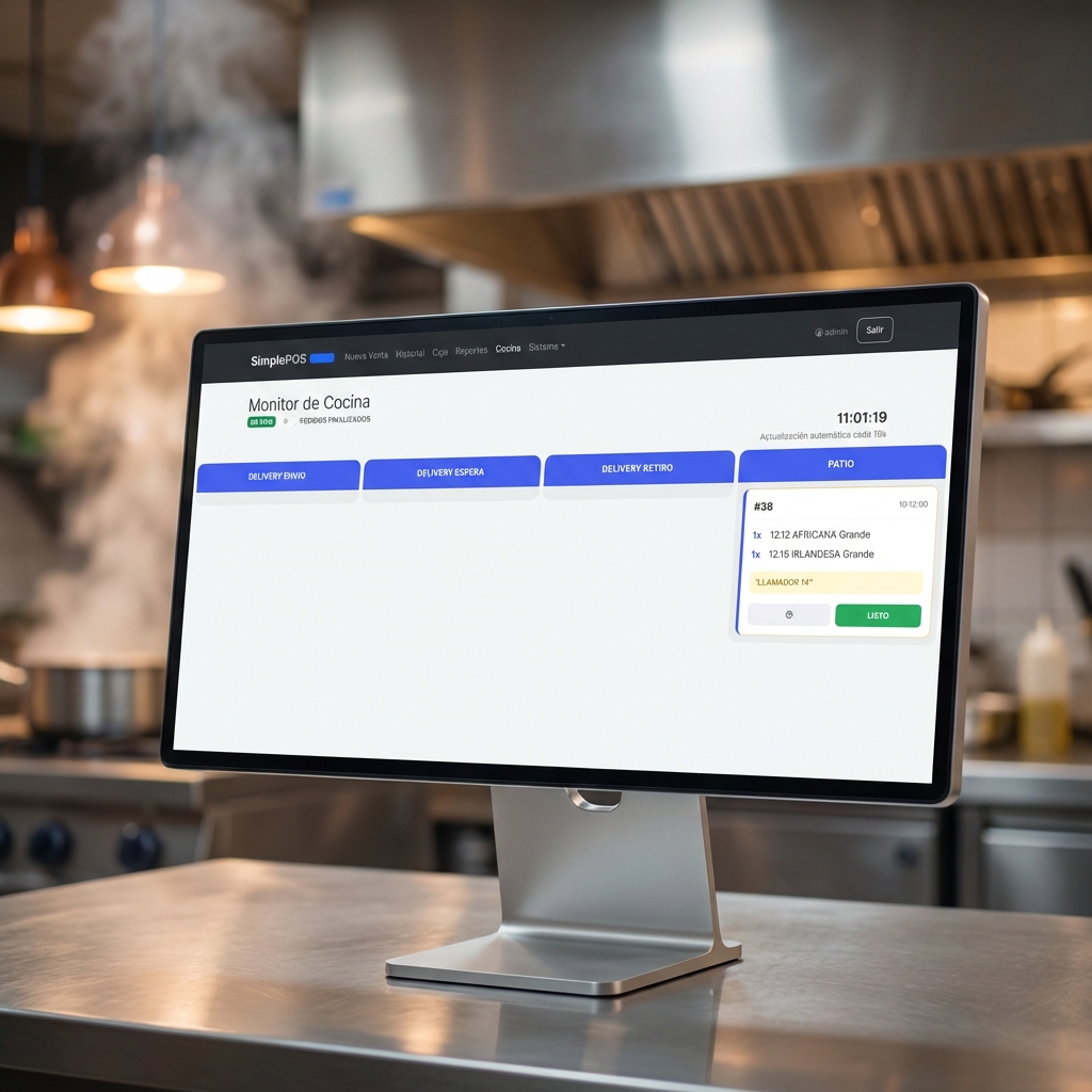 Monitor de Cocina SimplePOS